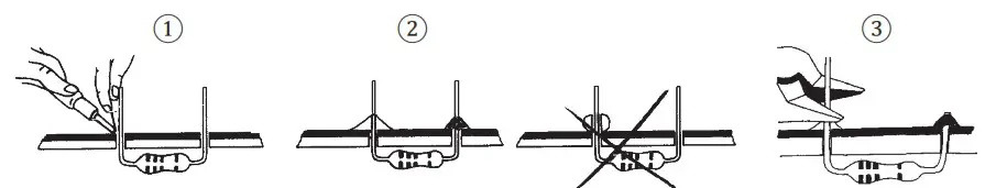 velleman HWSL220 Electronic Candle Soldering Kit - Soldering