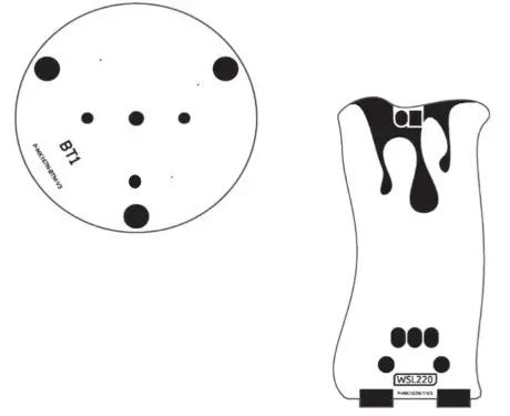 velleman HWSL220 Electronic Candle Soldering Kit - solder side