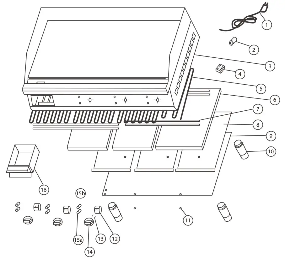 AVANTCO 177EG16N 16 Inch Electric Countertop Griddle - Fig 2