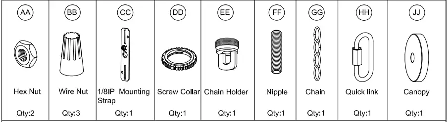 PROGRESS-LIGHTING-P400318-5-Light-Matte-Black-Farmhouse-Chandelier-fig-2