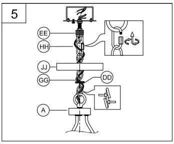 PROGRESS-LIGHTING-P400318-5-Light-Matte-Black-Farmhouse-Chandelier-fig-6