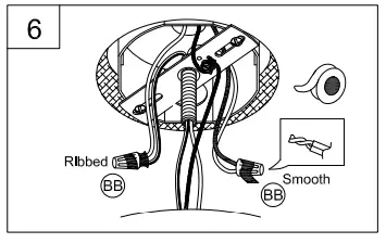 PROGRESS-LIGHTING-P400318-5-Light-Matte-Black-Farmhouse-Chandelier-fig-7