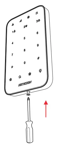 HIKVISION DS-PK1-E-WE Wireless LED Keypad - fig 3