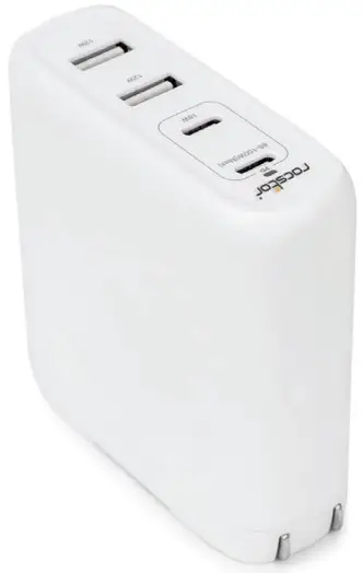 rocstor Y10A245-W1 Premium 100W Smart USB-C Power Station Adapter