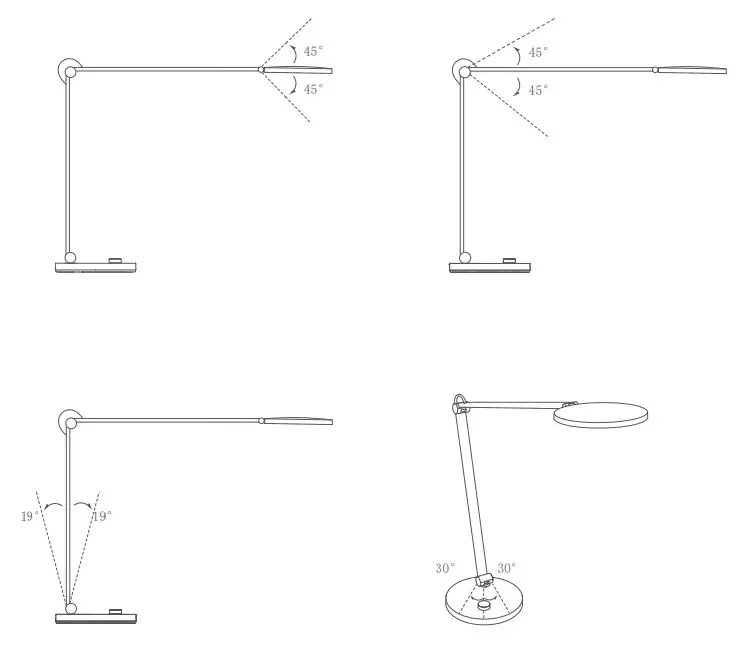 Mi Smart LED Desk Lamp Pro -Angle Adjustment