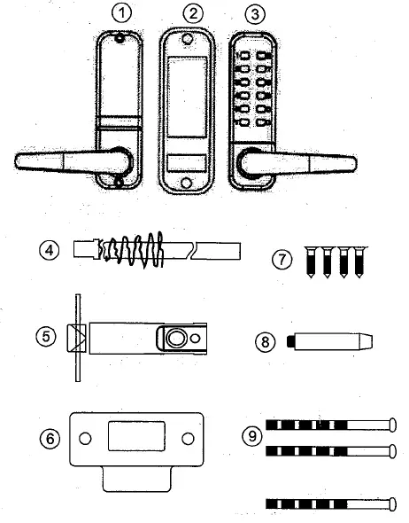 Premier-DL3772-Push-Button-Lock-FIG-1