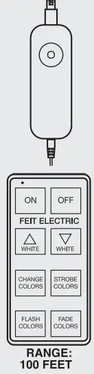 FEIT Electric TAPE192_RGBW_AG Smart LED Trip Light - controlar