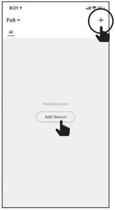 FEIT Electric TAPE192_RGBW_AG Smart LED Trip Light -paring mode