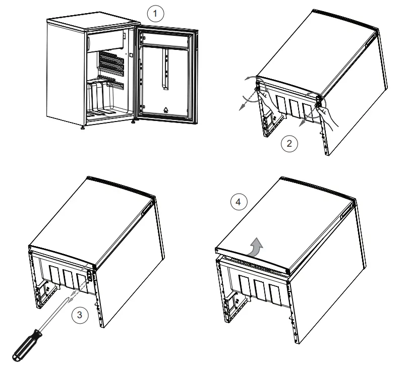 CHANGING THE DOOR POSITION