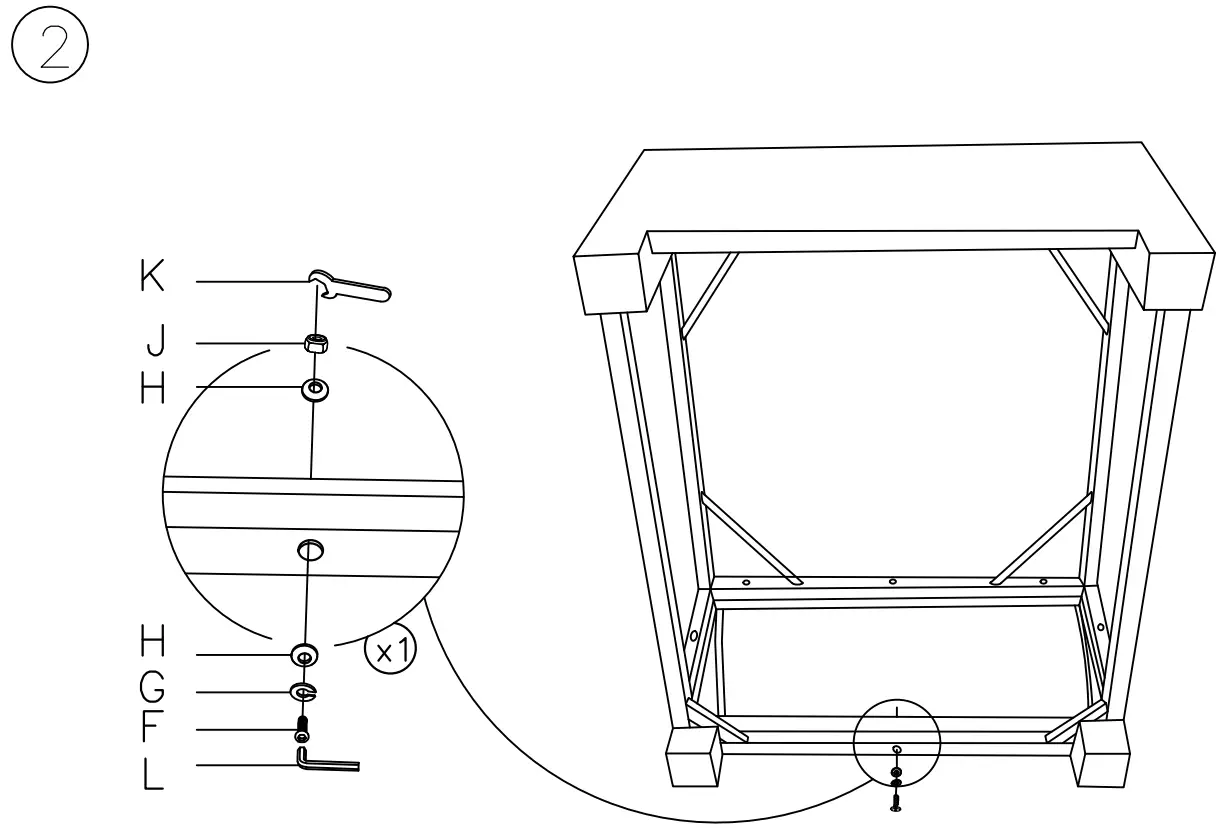 ASHLEY P440 846 Salem Beach Armless Chair with Cushion - Fig2