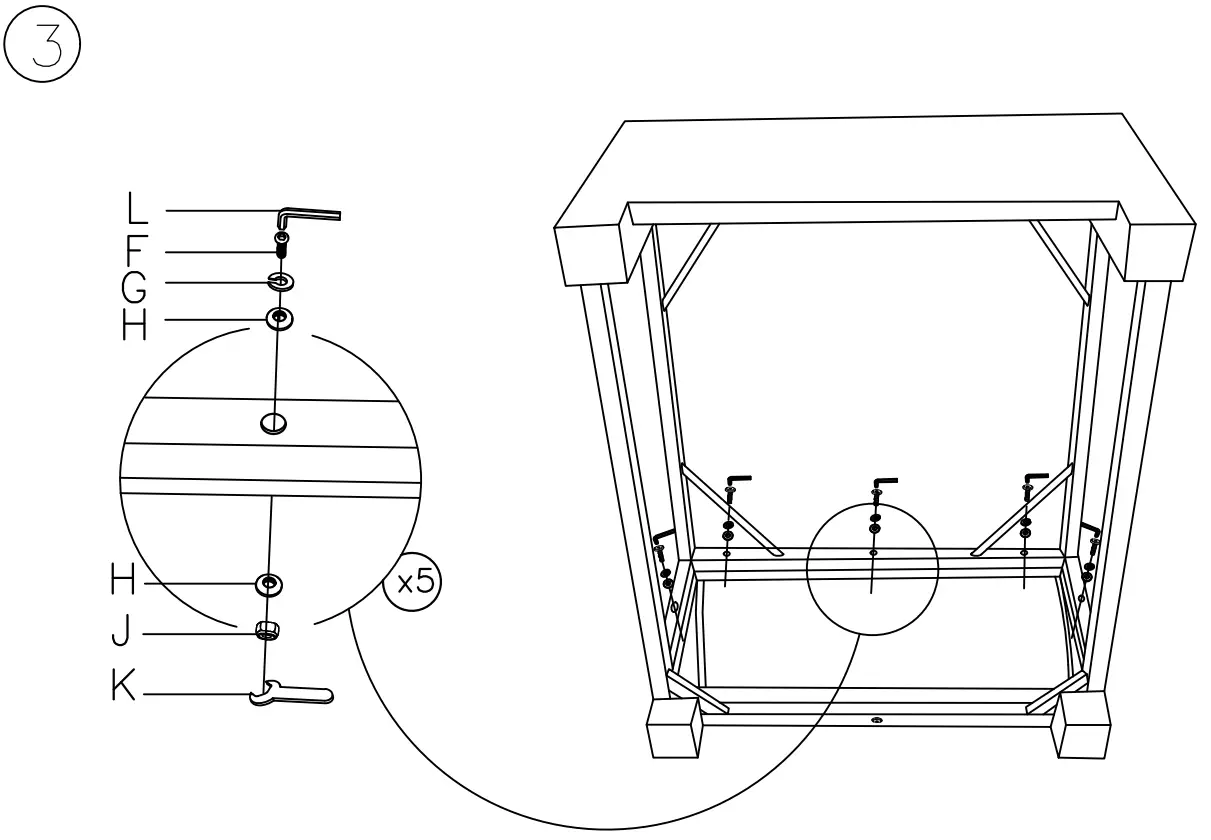 ASHLEY P440 846 Salem Beach Armless Chair with Cushion - Fig3