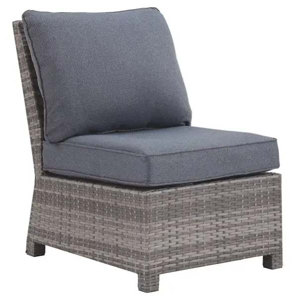 ASHLEY P440 846 Salem Beach Armless Chair with Cushion - Fig5