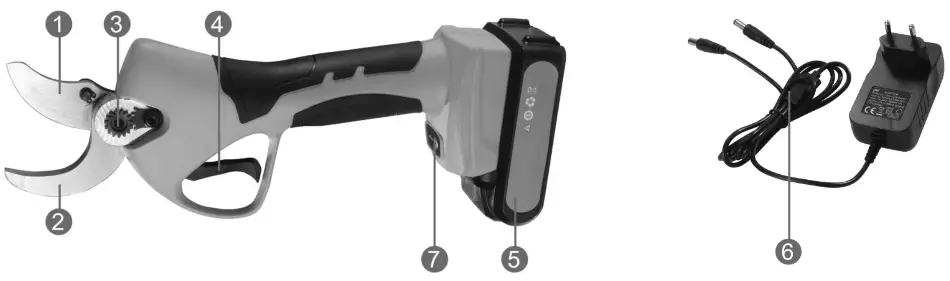 NAKAYAMA EC1400 Pruning Shears - 2