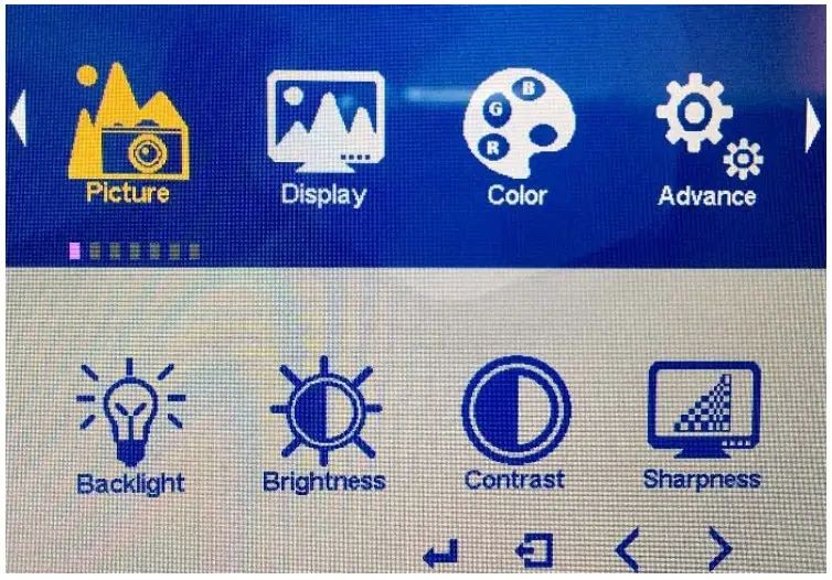 Quixant QM 133BD LCD Touch Monitor - Adjusting and Saving 1