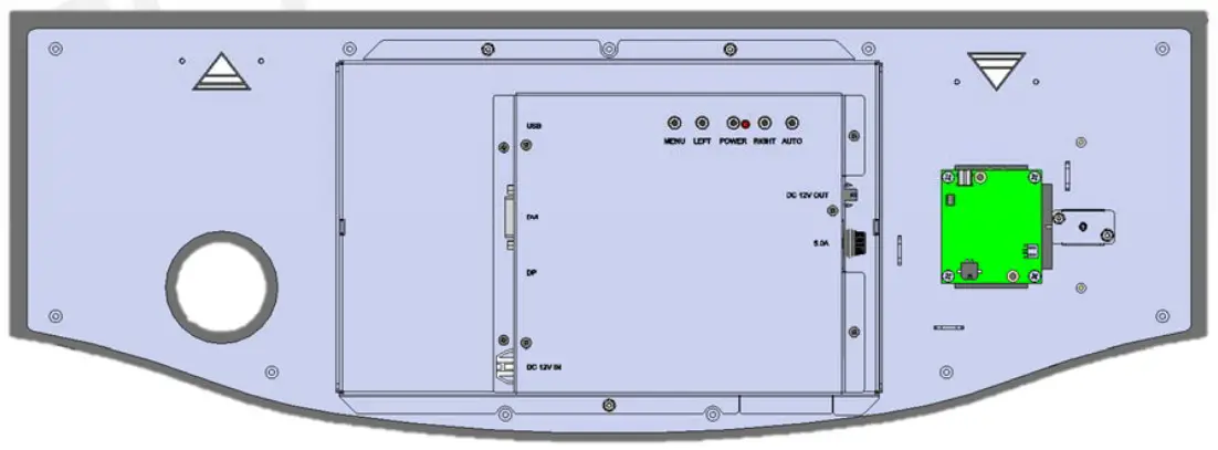 Quixant QM 133BD LCD Touch Monitor - Mounting Design