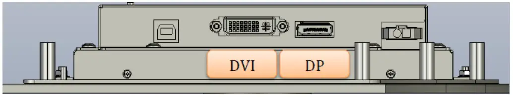 Quixant QM 133BD LCD Touch Monitor - Signal Input