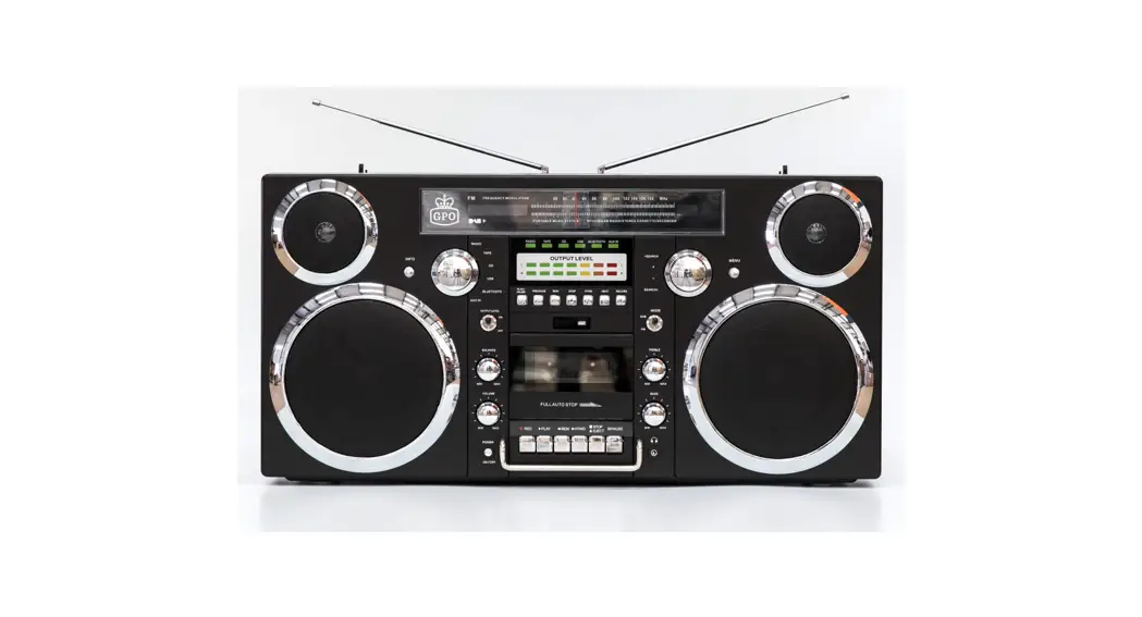 Gpo Brooklyn Portable Boombox User Manual