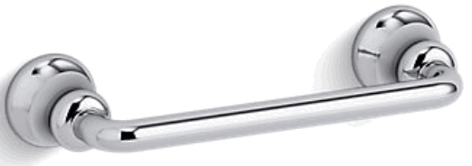 KOHLER K 99689 Damask 3 Inch Cabinet Pull Black