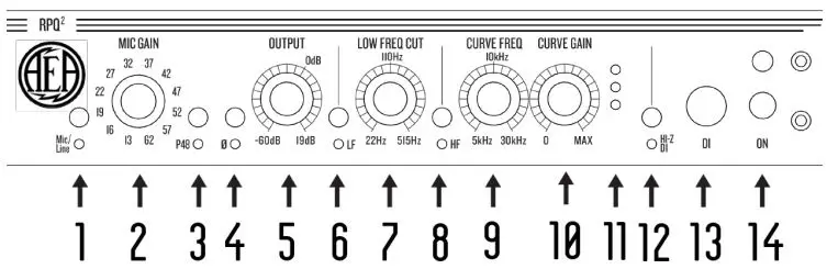AEA-RPQ2-2-Channel-Ribbon-Preamp-with-EQ-FIG 2