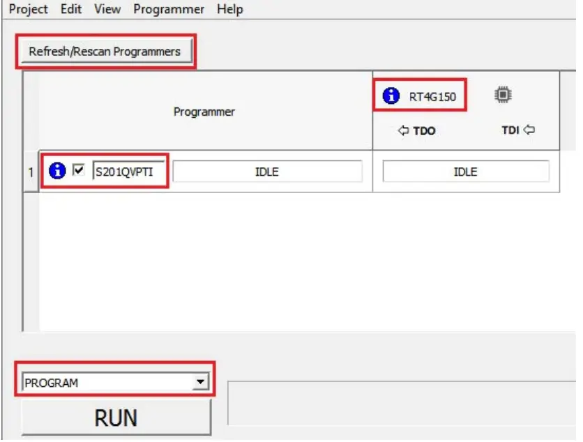 Programming The Device