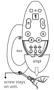 FIG 3 INSTALL THE BATTERIES