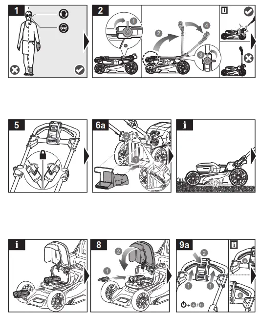 RYOBI RY36LMX46A 150 Battery Powered Mower - Fig2