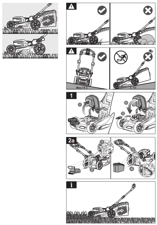 RYOBI RY36LMX46A 150 Battery Powered Mower - Fig5