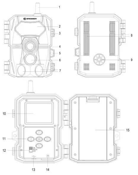 BRESSER 9633106 Game Observation Camera 24 MP - CAMERA