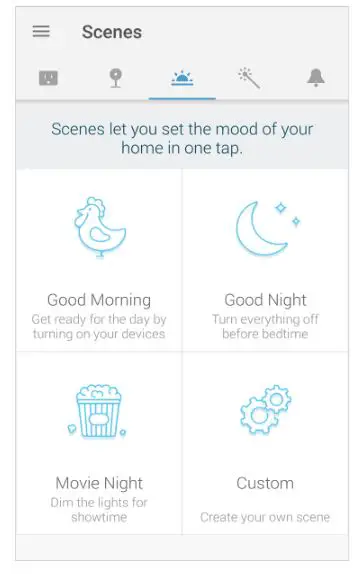 tp-link KP303 Kasa Smart Wi-Fi Power Strip, 3 - Create Scenes