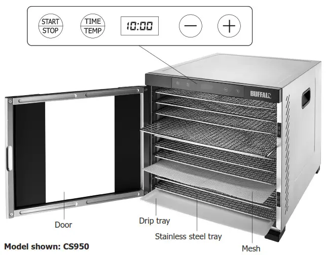 BUFFALO Dehydrator - Operation