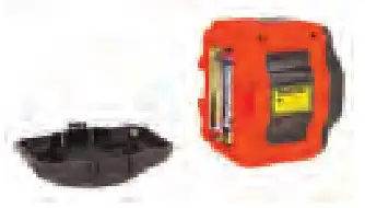 JOHNSON 40-6601 Self-Leveling Cross-Line Laser-- Battery Installation