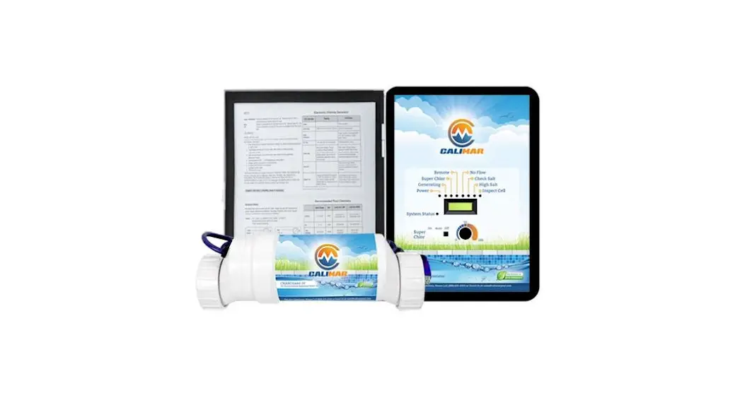 Calimar Cmarsha Series Salt Chlorination System Instruction Manual Calimar Cmarsha Series Salt Chlorination System Instruction Manual