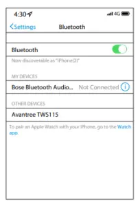 Avantree BTHS TWS115 True Wireless Stereo-How to pair2
