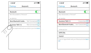 Avantree BTHS TWS115 True Wireless Stereo-How to pair4