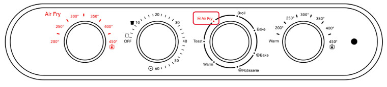 ZAKARIAN Pro 8-in-1 Air Fryer Oven- AIR FRYING 1