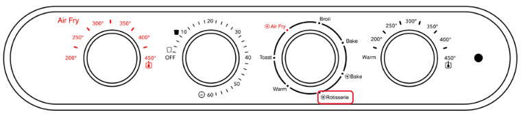ZAKARIAN Pro 8-in-1 Air Fryer Oven- SETTINGS