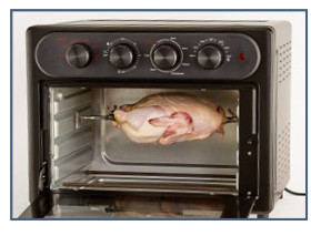 ZAKARIAN Pro 8-in-1 Air Fryer Oven- chicken