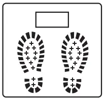 beurer BF 600 Diagnostic Bathroom Scale - wearing