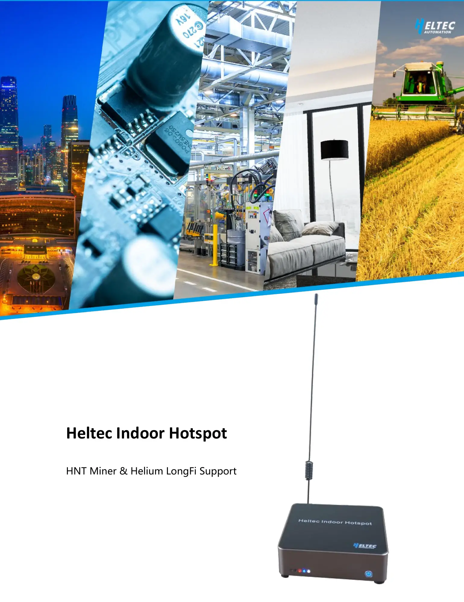 HELTEC EU868 HNT Miner and Helium LongFi Support User Manual