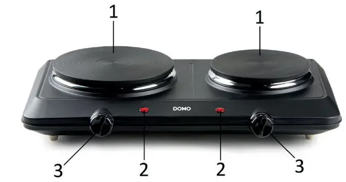 Domo-elektro DO30210KP Double Electrical Cooking Plate fig1