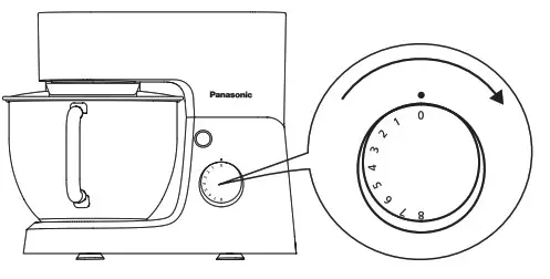 Panasonic MK CM300 Kitchen Machine- Choose a level