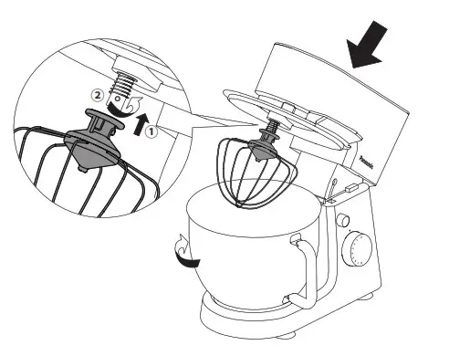 Panasonic MK CM300 Kitchen Machine- stirring