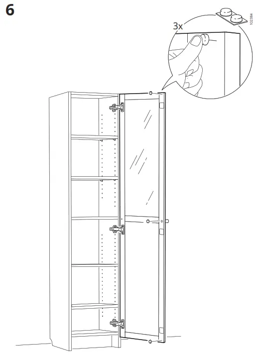 IKEA 902 756 17 OXBERG Glass Door - fig 7