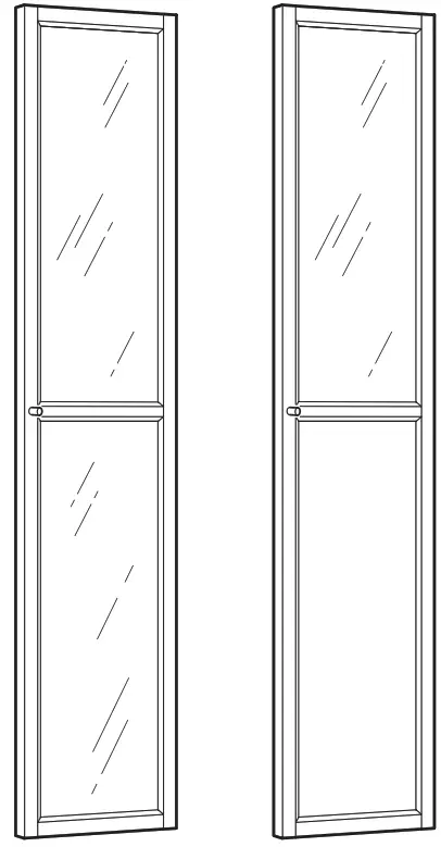 IKEA 902 756 17 OXBERG Glass Door.