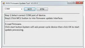 Firmwave update interface