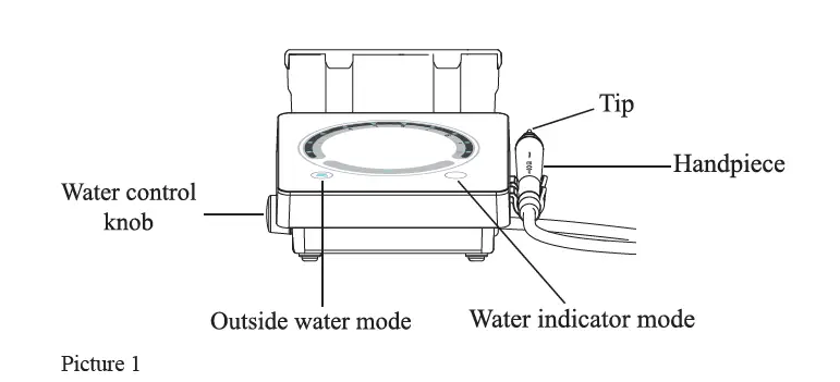 WOODPECKER D600 LED Ultrasonic Scaler-1