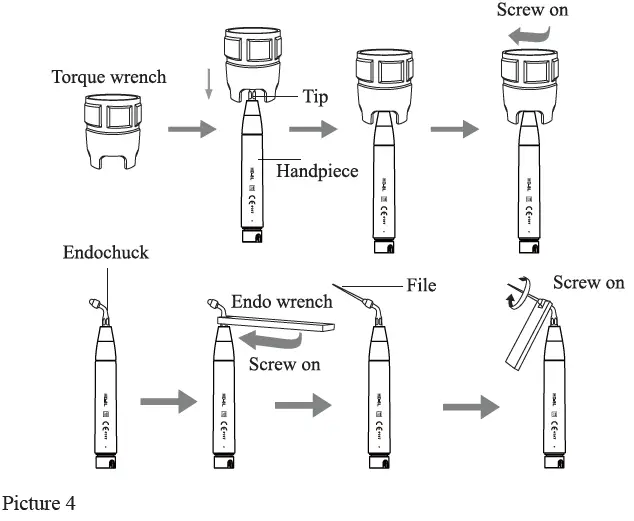 WOODPECKER D600 LED Ultrasonic Scaler-4
