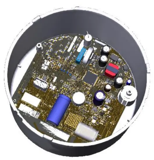 AXei PCB installation view