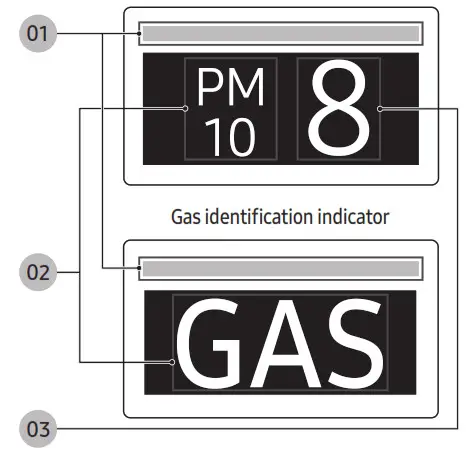 SAMSUNG AX47R9080 Series Air Purifier - Display