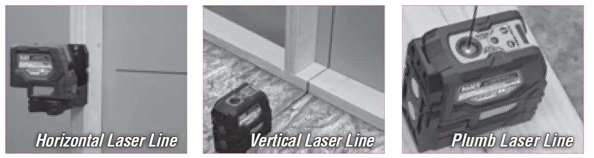 KLEIN TOOLS 93LCLG Self-Leveling Green Cross Line Laser Level with Red Plumb Spot fig 5